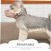 HEMOTON Adjustable Nylon Muzzle for Small Dogs, Lightweight and Breathable, Prevents Biting and Eating Outdoors view 2