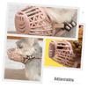 HEMOTON Adjustable Nylon Muzzle for Small Dogs, Lightweight and Breathable, Prevents Biting and Eating Outdoors view 3