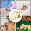 Wooden Hamster House - Corner Cage view 3