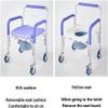 Portable Commode Chair for Seniors, People with Disabilities and Pregnant Women view 2