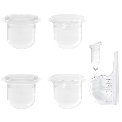 4-Piece M6 Replacement Parts for Momcozy Mobile Flow | M6, Includes 4 Silicone Membranes, Non-Original Accessories