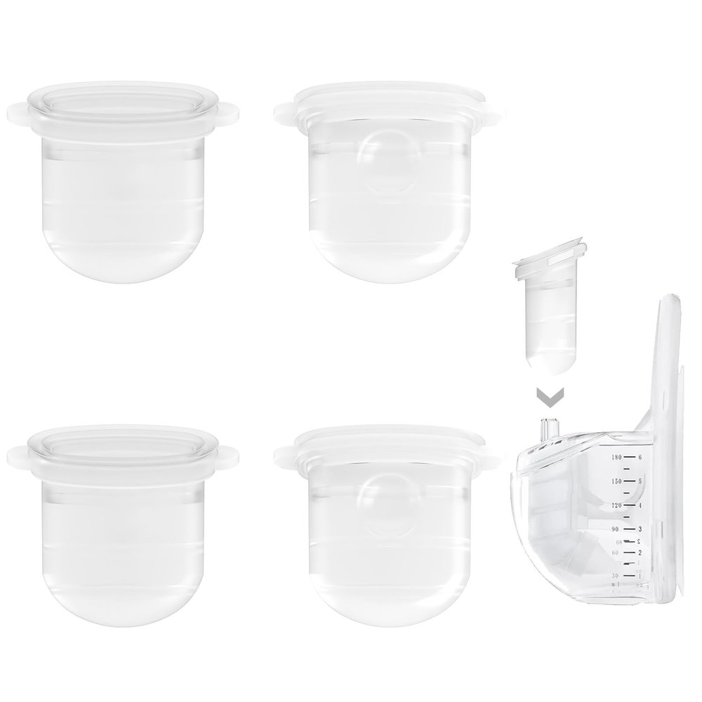 4-Piece M6 Replacement Parts for Momcozy Mobile Flow | M6, Includes 4 Silicone Membranes, Non-Original Accessories