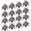 VALICLUD 20-Piece Spider Nail Charms, Durable Alloy, Reusable Gothic Nail Decorations for DIY Halloween Nail Art and Acrylic Nails view 1