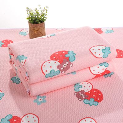 Morbuy Washable Incontinence Bed Pad, S, Waterproof, Absorbent, Leakproof, Breathable, Strawberry, 180 x 200 cm