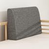Couch Backrest Pillow, Extra-Large Wedge Cushion, Dark Gray, 90 x 48 x 15 cm view 1
