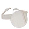 Exfoliating Back Scrubber for Shower with Loofah, White, Double-Sided view 2