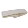 Exfoliating Back Scrubber for Shower with Loofah, White, Double-Sided view 3