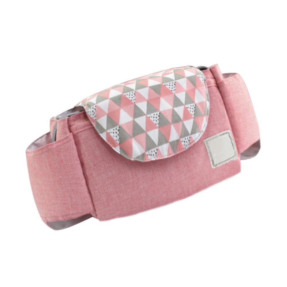Pink Nylon Stroller Bag, Durable and Easy to Attach