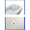 SAYEYBU Medical Inflatable Bathtub, PVC Bed Bath Shower Set with Water Bag, Portable Bathtub for Elderly, Disabled or Injured Patients, Blue, B view 2