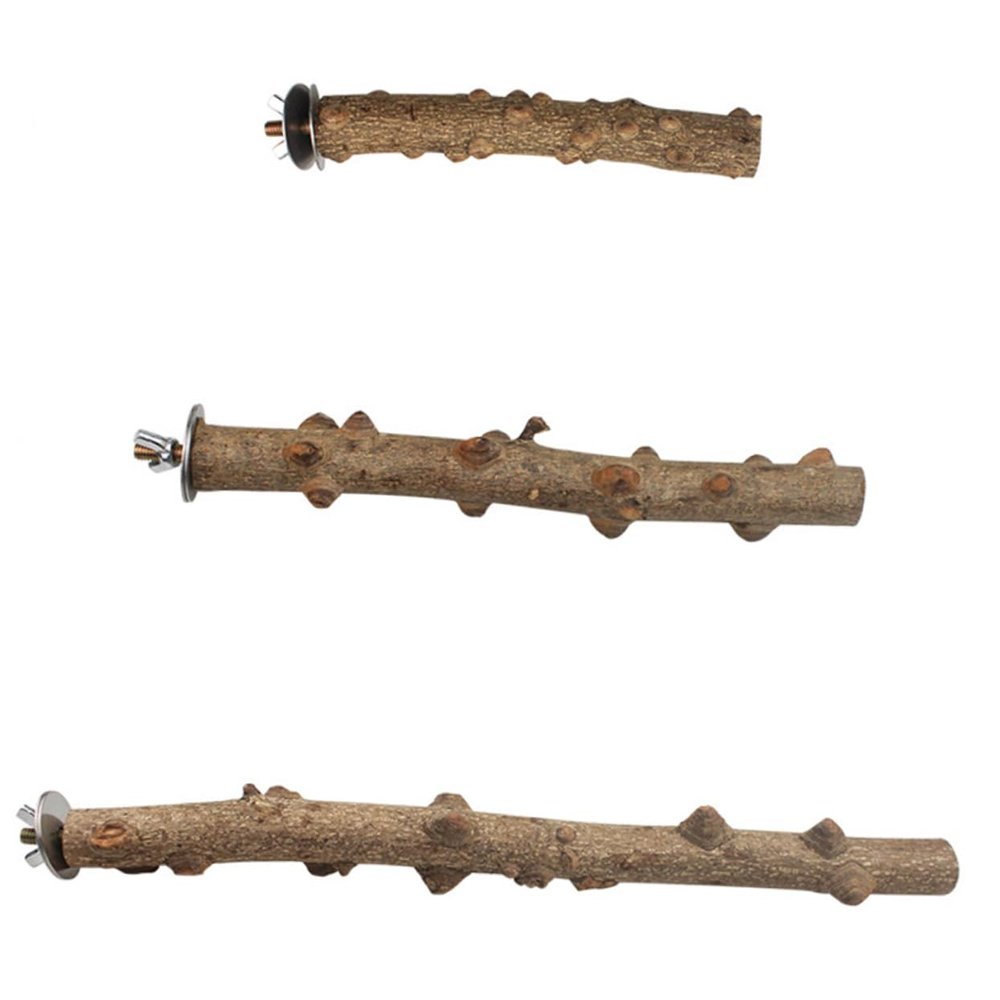 Wooden Parrot Perch for Climbing and Playing
