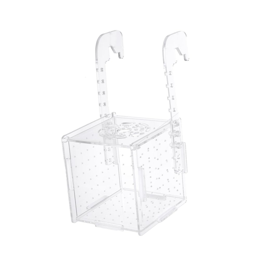 TOYANDONA Transparent Acrylic Aquarium Breeding and Isolation Box with Practical Mount for Improving Fry Survival