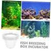ibasenice Plastic Betta Fish Breeding Box with Suction Cups view 3
