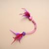 Borner Cat Feather Toy with Grass view 3