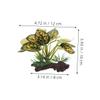 Abaodam 2 Pack Artificial Aquarium Plants view 2