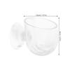 WOONEKY 8-Piece Aquarium Plant Pot Set, Oval Acrylic Holders with Suction Cups for Freshwater Aquariums view 2