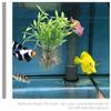 WOONEKY 8-Piece Aquarium Plant Pot Set, Oval Acrylic Holders with Suction Cups for Freshwater Aquariums view 3