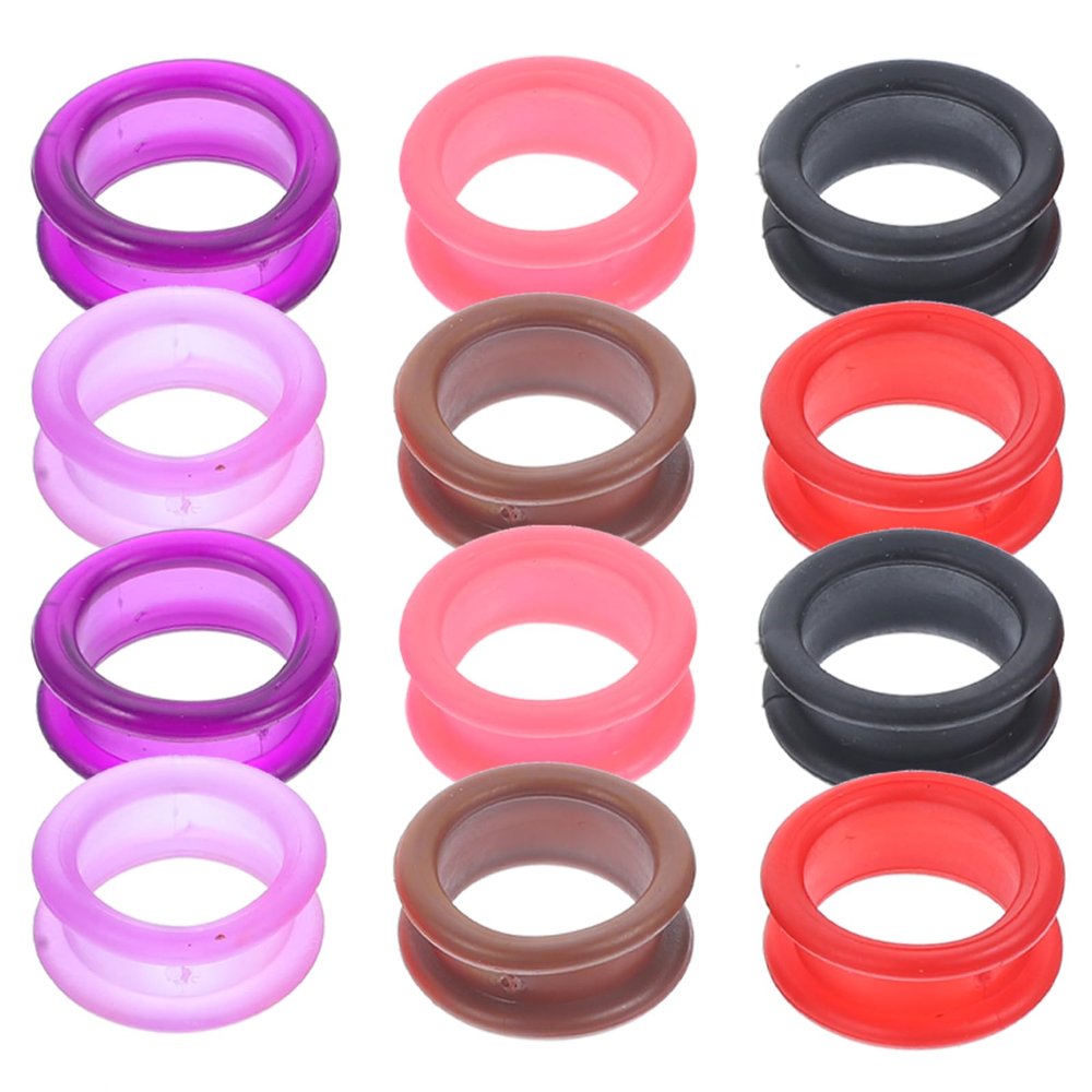 FUTUREORYY 12-Piece Finger Guards for Hairdressing Scissors and Pet Grooming