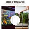 Toyvian Aquarium Care Tool Set with Long Flexible Straight and Curved Tools, Algae Scraper and Tweezers view 4