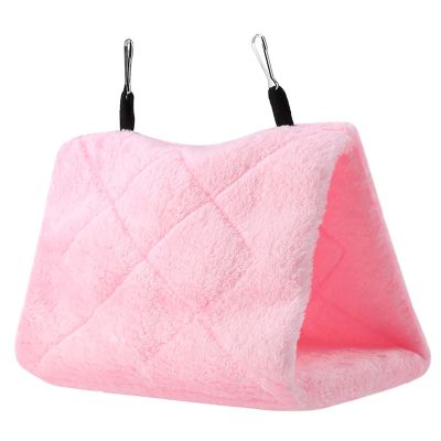 EMUKOEP Hanging Bird Cage Hammock, Soft Plush Bird Bed, Size S
