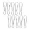 Gatuida 10-Pack 30 mm Stainless Steel Spring Hooks for Pets and Birds view 1