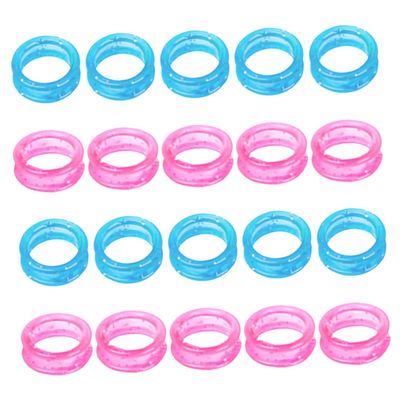 Veemoon 20-Pack Silicone Finger Protectors for Shears