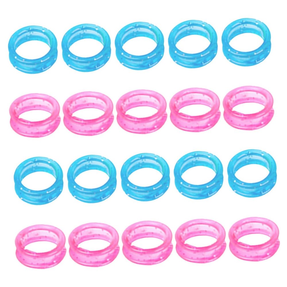 Veemoon 20-Pack Silicone Finger Protectors for Shears