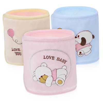 Adjustable Umbilical Belly Bands, 3-Pack for Newborns