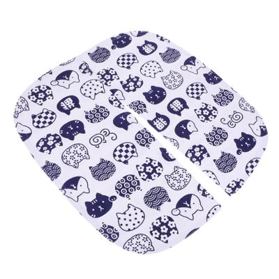 VICASKY Cotton-Linen Cat Litter Box Door Curtain, Durable Privacy Screen for Midea Automatic Cat Litter Box