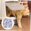 VICASKY Cotton-Linen Cat Litter Box Door Curtain, Durable Privacy Screen for Midea Automatic Cat Litter Box view 4