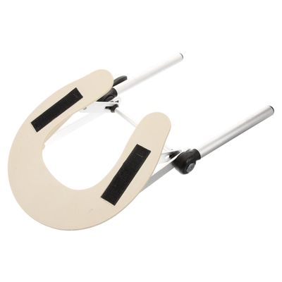 Portable Aluminum Alloy Massage Headrest Holder, Beige