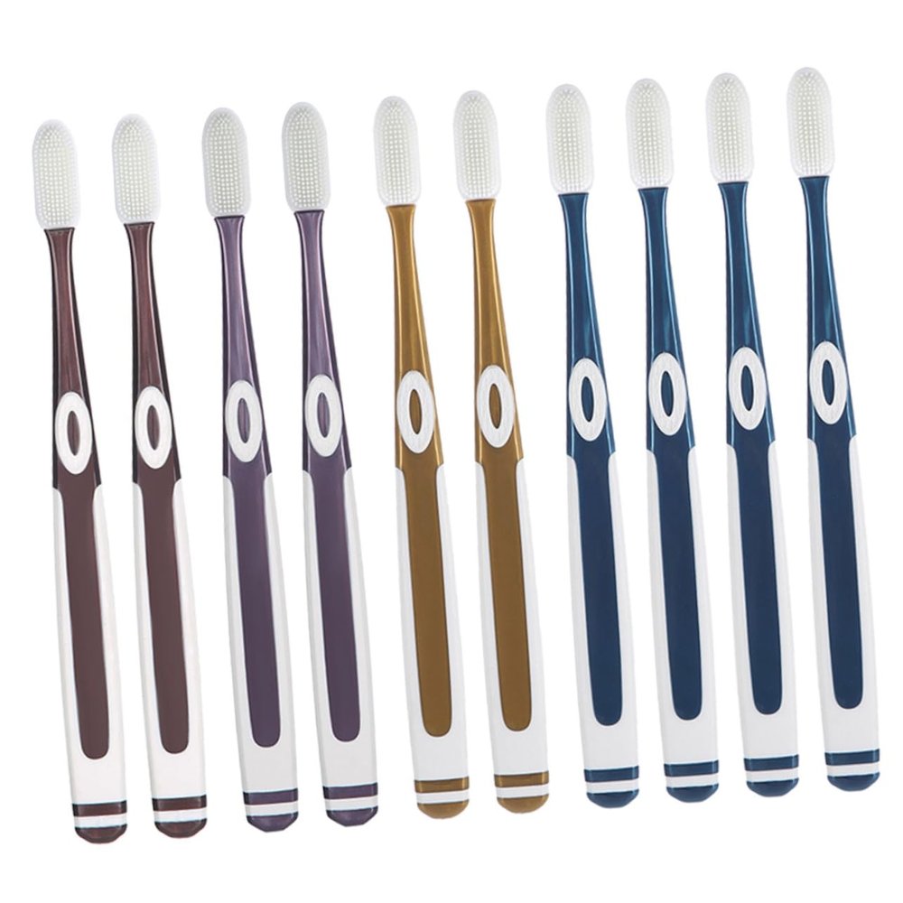 TPU and Silicone Replacement Toothbrush Heads for Adults