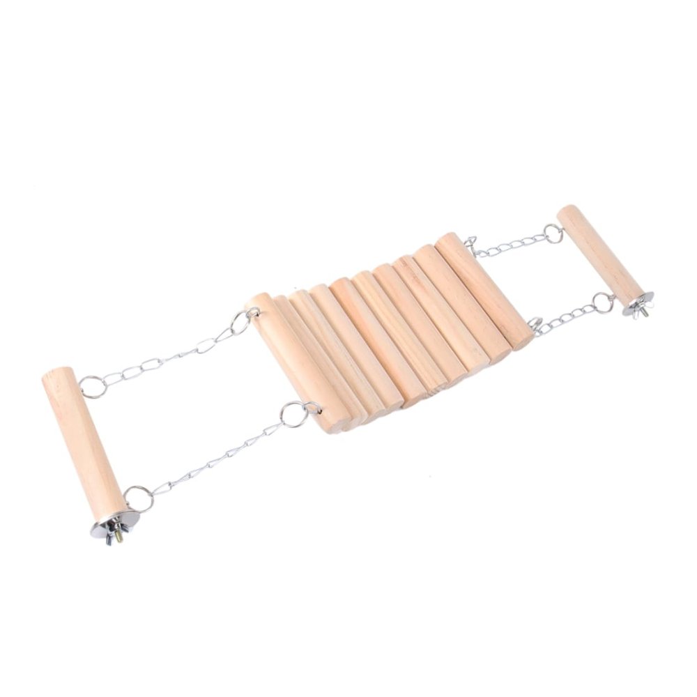 Toyvian Wooden Bird Swing