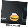 Funny Orange Vinyl Hamburger Tissue Holder view 3