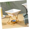 PRETYZOOM 2-Pc. Aromatherapy Burners with Ceramic and Iron Frame, Tealight Wax Melters for Living Room and Bedroom view 4
