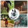 Fly Mask for Face Coverage, UV Protection, Breathable, Soft Protection view 4