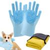 Dog Bath Gloves | Silicone Wash Mitts for Pets view 1