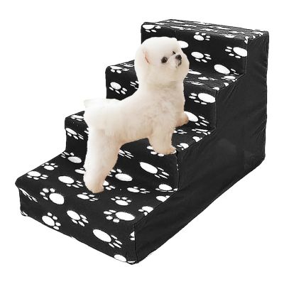 Wezalget Cat Stairs - Dog Bed with 4 Steps, Assembled Design