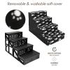 Wezalget Cat Stairs - Dog Bed with 4 Steps, Assembled Design view 4