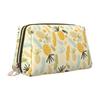 Leather Cosmetic Bag with Pineapple Pattern, Travel Organizer, Toiletry Bag view 2
