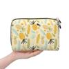 Leather Cosmetic Bag with Pineapple Pattern, Travel Organizer, Toiletry Bag view 4