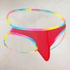Men's Transparent Mesh Briefs with Separate Pouch view 3