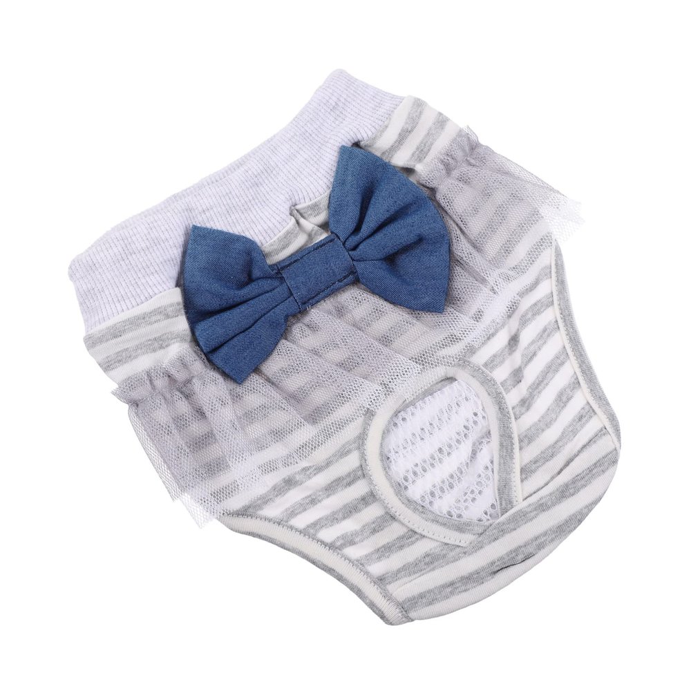 Supvox Reusable Dog Diaper Cotton with Bow L