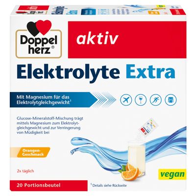 Doppelherz Electrolytes Extra – Orange Flavor