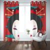 Wlujhia Blackout Curtains, 160 x 70 cm, Set of 2, Japanese Geisha Design view 2