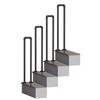 Black Industrial Wrought-Iron Balustrade Posts for Attics, Decks, Porches, and Steps view 1