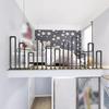 Black Industrial Wrought-Iron Balustrade Posts for Attics, Decks, Porches, and Steps view 2