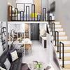 Black Industrial Wrought-Iron Balustrade Posts for Attics, Decks, Porches, and Steps view 4