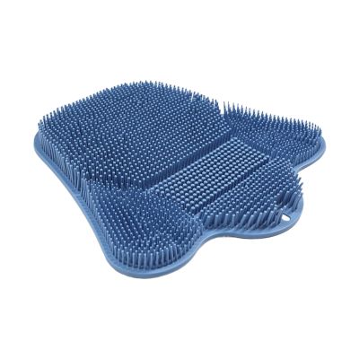 Silicone Shower Foot Scrubber Mat with Suction Cups