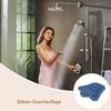 Silicone Shower Foot Scrubber Mat with Suction Cups view 3