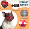 Dog Muzzle for Short Snouts - XXS Red view 2